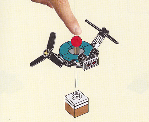 instrucciones incorresctas del dron
