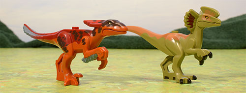 dinosaurios mirando hacia la derecha