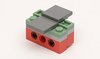 technics brick-and-pin assembly