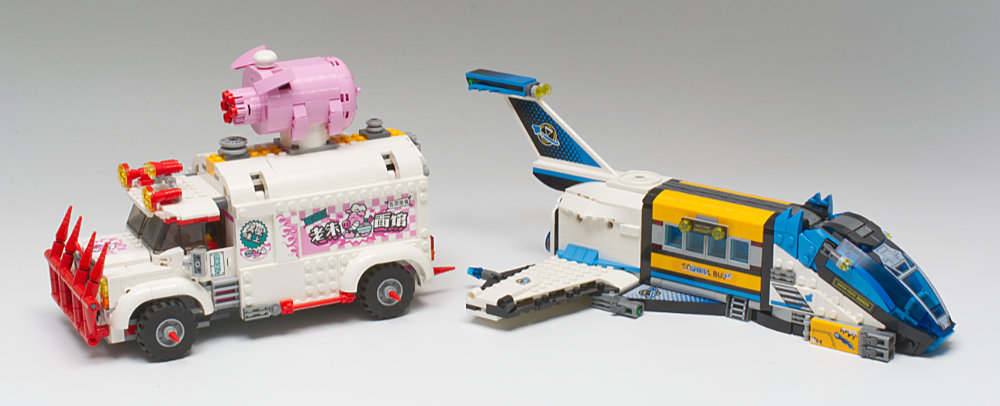 pigsy's food truck compared to space bus