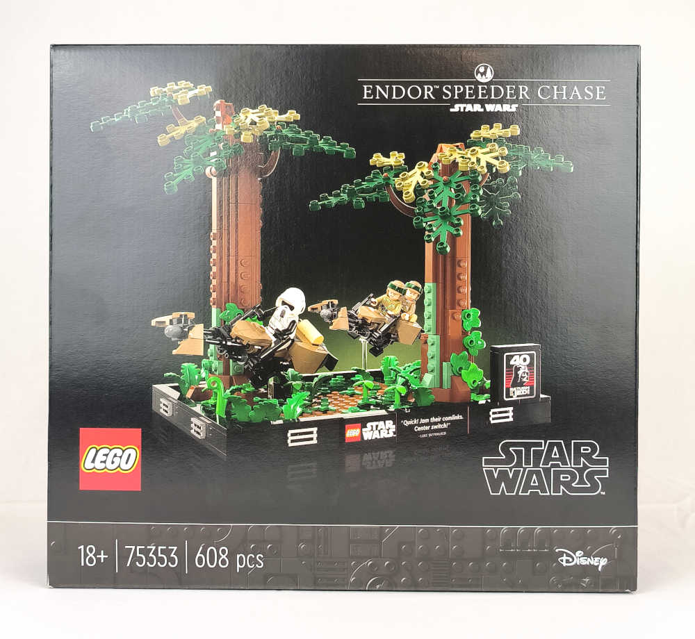 LEGO® Star Wars® Endor Speeder Chase Diorama 75353 Building Set (608 Pieces)