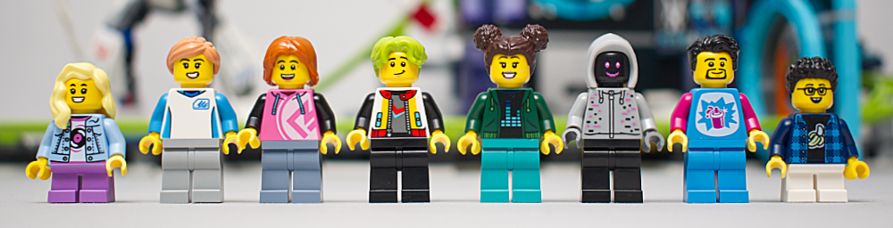 minifigures front