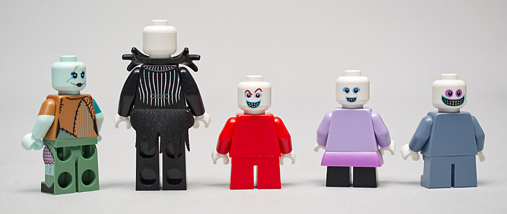 minifigures front