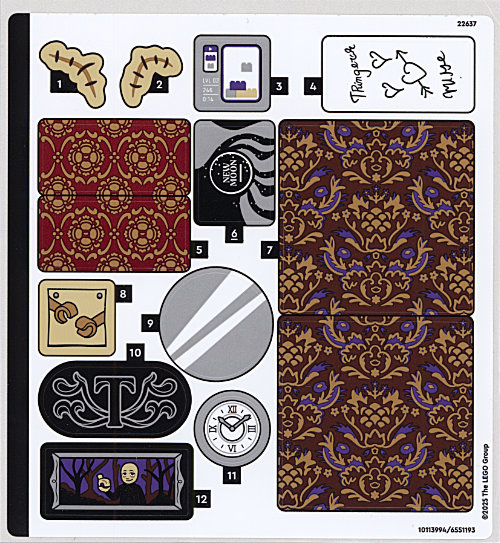 stickers for set 76785
