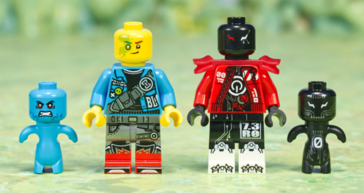 minifigures front