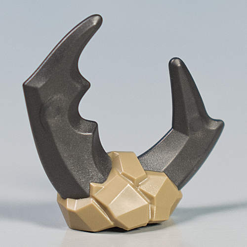 rock hat with horns