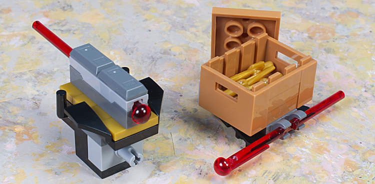 Weapon and crate