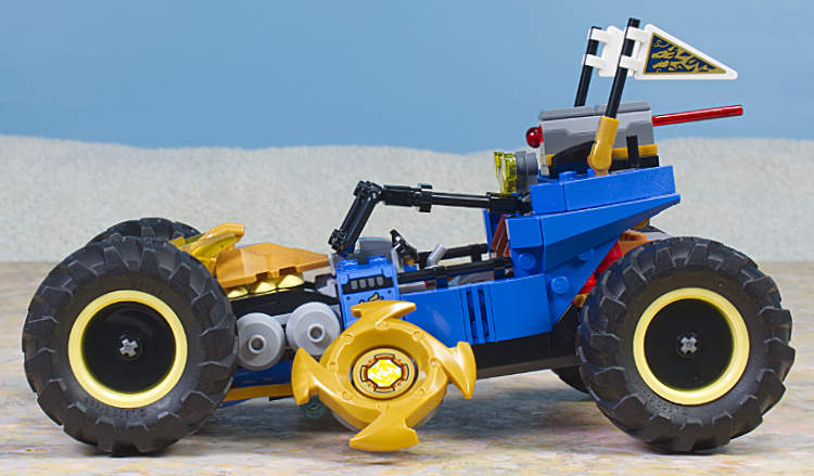 side view of car in dragon mode