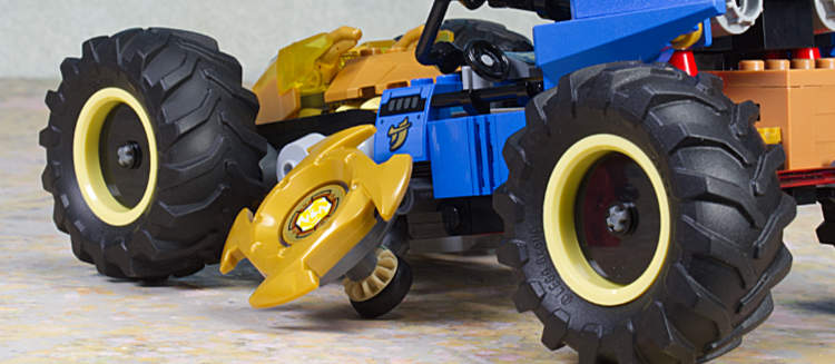 side view of car in dragon mode