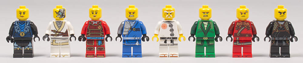 minifigures front