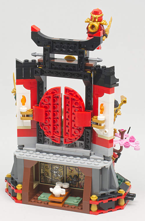 LEGO set 71866 Ninjago Character Display set back