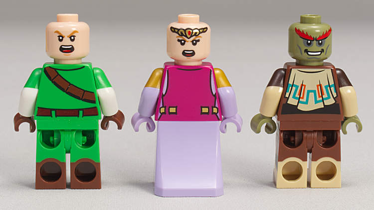 minifigures sans accoutrement, backs