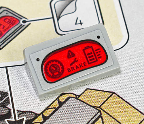battery sticker on slope