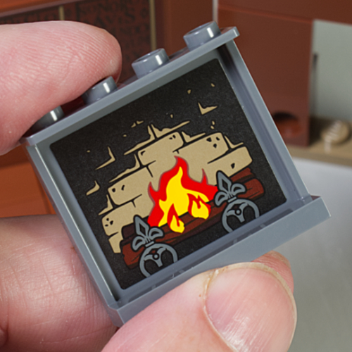 fireplace sticker