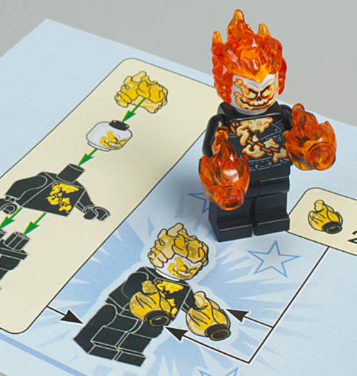 flaming hands