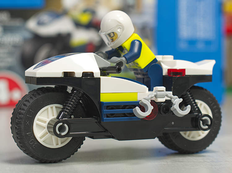 policewoman on motorcycle