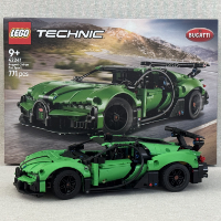 thumbnail for Reseña del 42241 ➟ Hipercar Bugatti Chiron Pur Sport Verde
